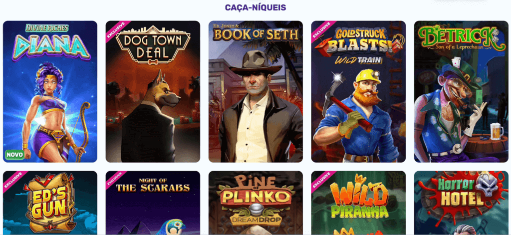 Slots recomendados no SlotsPalace Casino.