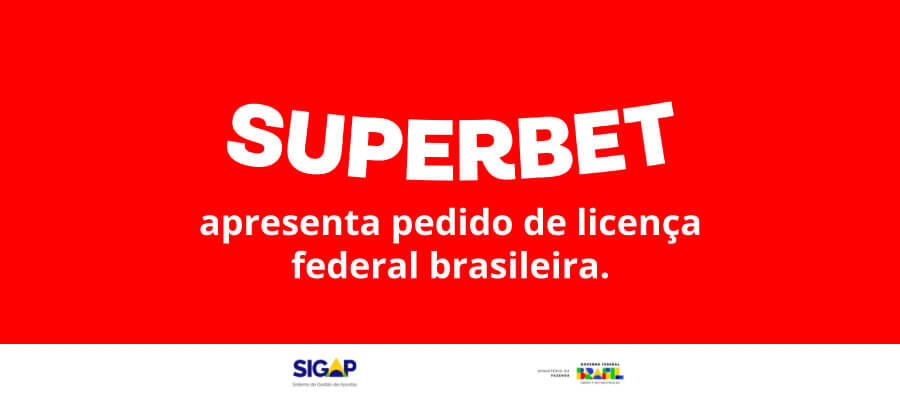 Superbet apresenta pedido oficial de licença para operar jogos de casino