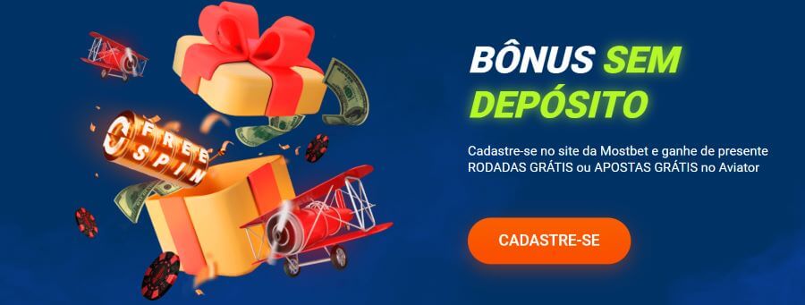 Mostbet Casino bônus sem depósito.