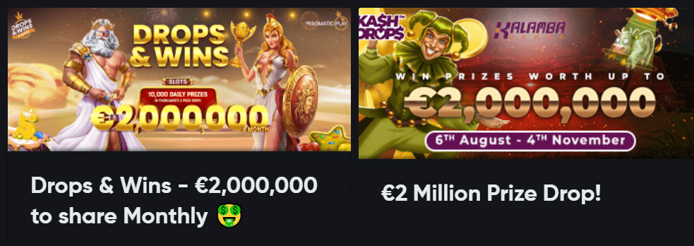 Torneios no Instant Casino.