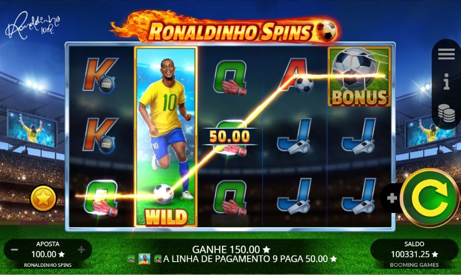 Análise do Ronaldinho Spin_Símbolos Wild