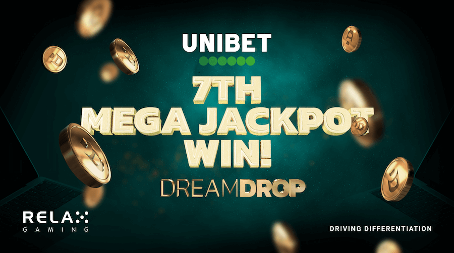 Sétimo Mega Jackpot Dream Drop de mais de €2 milhões sai no Unibet